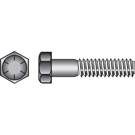 Hillman Grade 8 Hex Head Cap Screw, Steel 220256